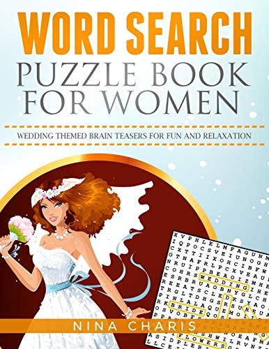 Word Search Puzzle Book for Women Wedding Themed Brain Teasers for Fun and Relaxation