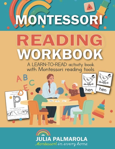 Montessori Reading Workbook A LEARN to READ Activity Book with Montessori Reading Tools