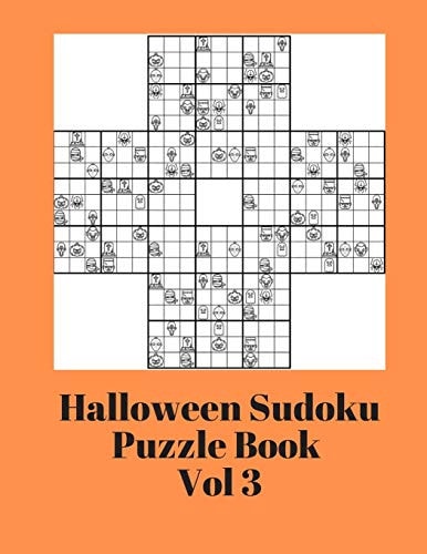 Halloween Sudoku Book Volume 3 Brand New Icon Sudoku Game For Those Who Love A Challenge
