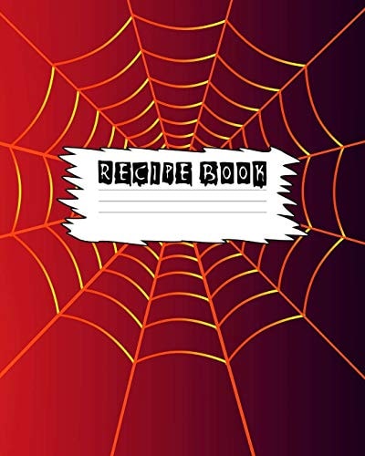 Recipe Book Halloween Lovers Gift Themed Cooking Book