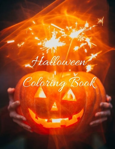 Halloween Coloring Book 50+ Stress-Relieving Activity Designs For Comfort and Relaxation