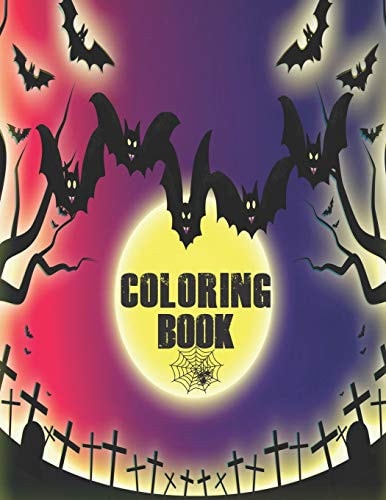 Coloring Book Cute Halloween Book for Kids, 3-5 Yr Olds