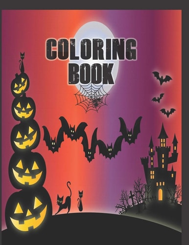Coloring Book Cute Halloween Book for Kids, 3-5 Yr Olds