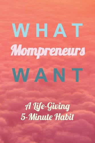 What Mompreneurs Want A Life-Giving 5-Minute Habit (Medium)