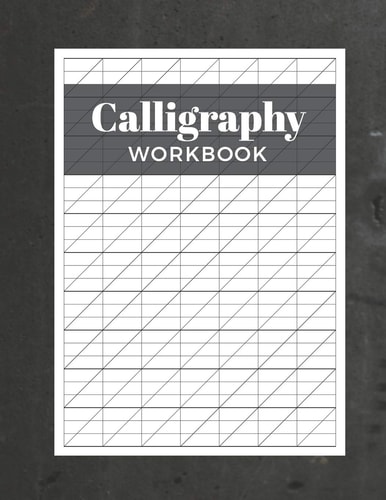Calligraphy Workbook Modern Calligraphy Practice Sheets - 120 Sheet Pad