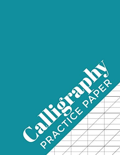 Calligraphy Practice Paper Calligraphy Workbook for Hand Lettering - 120 Sheet Pad