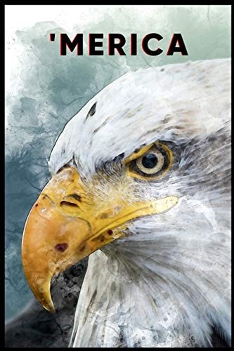 'merica MAGA - American PRIDE - 119 College Rule Pages - 6"x9" - Made in the USA