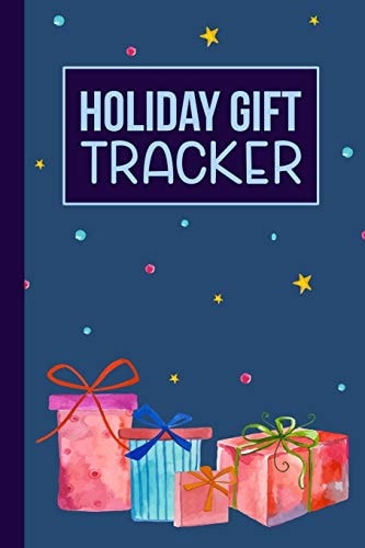 Holiday Gift Tracker A Christmas Holiday Shopping List Book