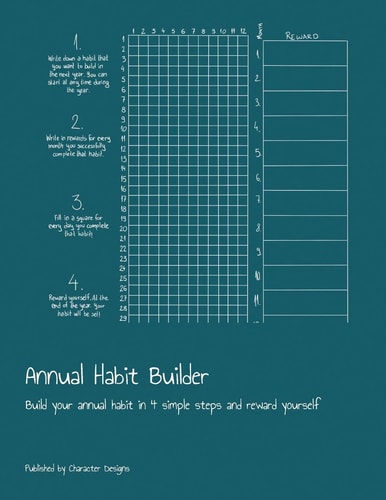 Annual Habit Builder Build Your Annual Habit in 4 Simple Steps and Reward Yourself