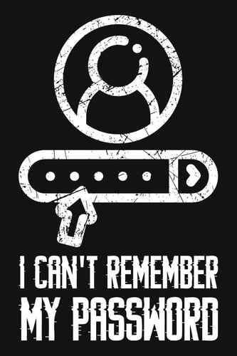 I Can't Remember My Password Password and Username Keeper