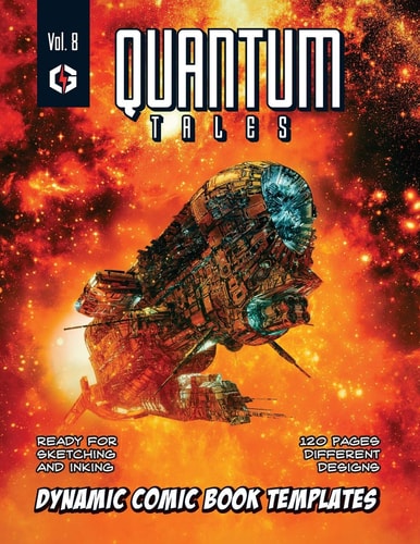 Quantum Tales Volume 8 Dynamic Comic Book Templates