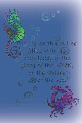 For the Earth Shall Be Filled with the Knowledge of the Glory of the LORD, As the Waters Cover the Sea Dot Grid