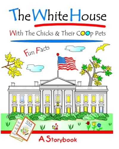 The White House With The Chicks And Their Coop Pets