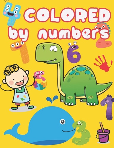 Colored by Numbers Coloring Activity Books for Kids Ages 4-8
