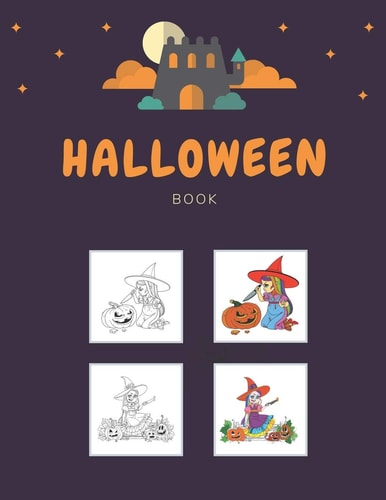 Halloween Book 100 Pages Funny Party Halloween for Kids Ages 4-8 EP. 2(Books 5)