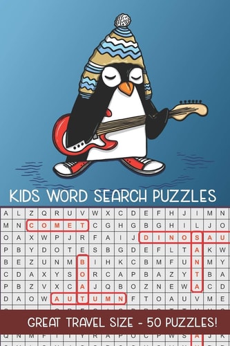 Kids Word Search Puzzles Great Travel Size Word Seek & Find Puzzle Book for Boys & Girls