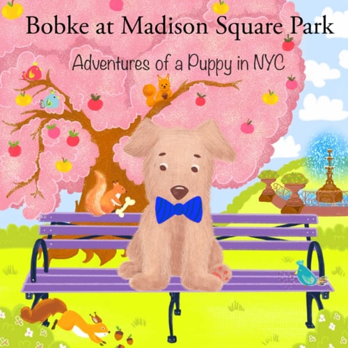 Bobke at Madison Square Park Adventures of a Puppy in NYC