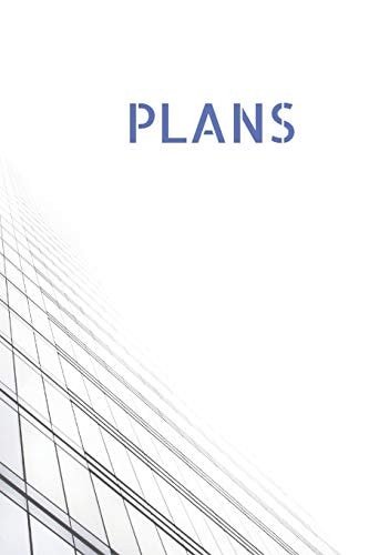 Plans 90 Pages of 6 X 9 Inch Bound Asymmetric Graph on White Paper