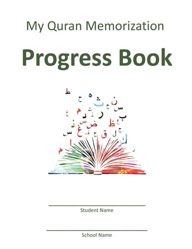 My Quran Memorization Progress Book