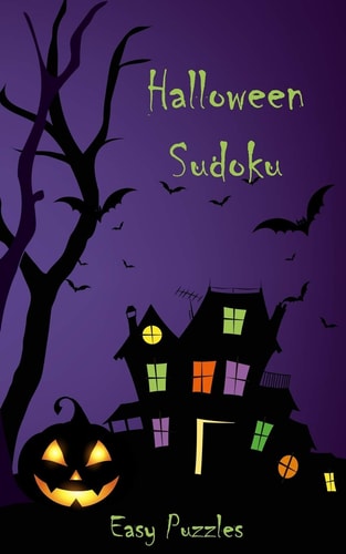 Halloween Sudoku Easy Puzzles For Trick Or Treat With Bats & Pumpkins