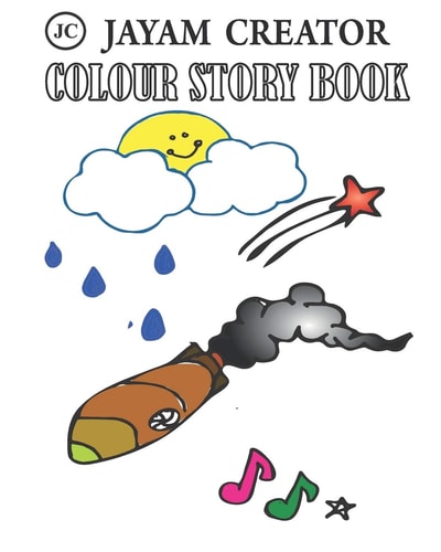 Colour Story Book Elephant & Rabbit