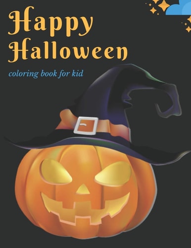 Happy Halloween Coloring Book for Kid