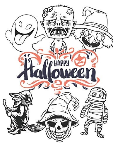 Happy Halloween Coloring Book for Kid