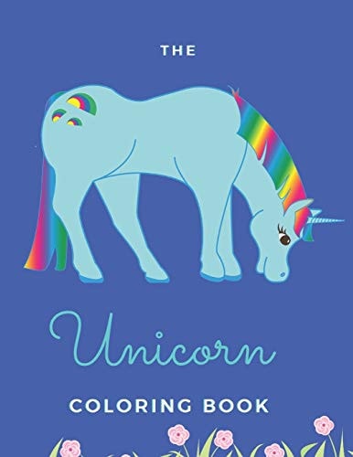 The Unicorn Coloring Book For Girls - 20 Pages - Paperback - Made In USA - Size 8.5 X 11