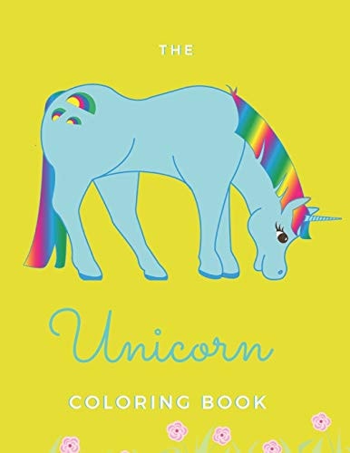 The Unicorn Coloring Book For Children - 20 Pages - Paperback - Made In USA - Size 8.5 X 11