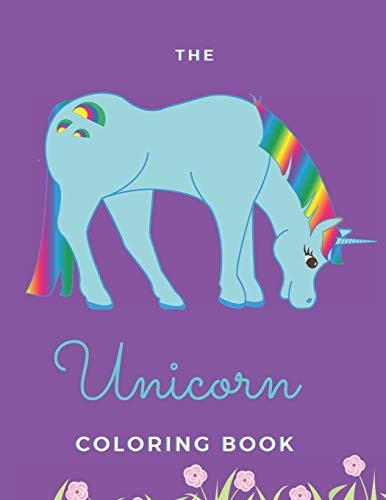The Unicorn Coloring Book For Kids - 20 Pages - Paperback - Made In USA - Size 8.5 X 11