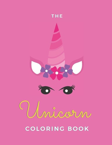 The Unicorn Coloring Book For Teen Kids - 20 Pages - Paperback - Made In USA - Size 8.5 X 11