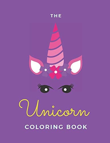 The Unicorn Coloring Book For Kids Age 8-12 - 20 Pages - Paperback - Made In USA - Size 8.5 X 11