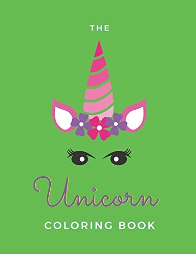 The Unicorn Coloring Book For Adult Women - 20 Pages - Paperback - Made In USA - Size 8.5 X 11