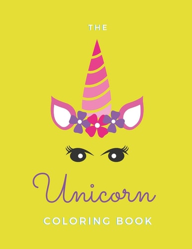 The Unicorn Coloring Book For Seniors with Dementia - 20 Pages - Paperback - Made In USA - Size 8.5 X 11