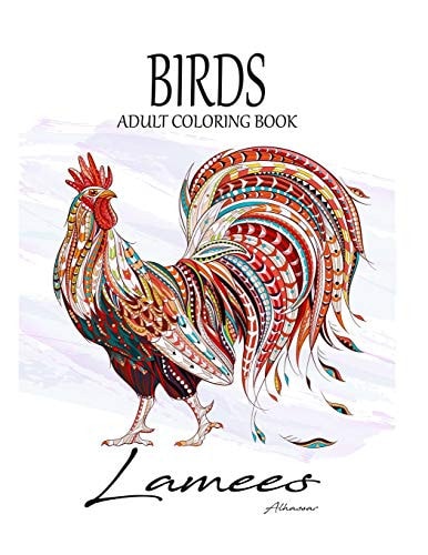 Birds Adult Coloring Book