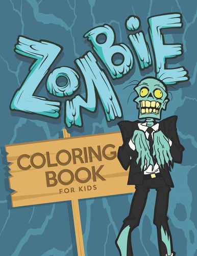 Zombie Coloring Book for Kids