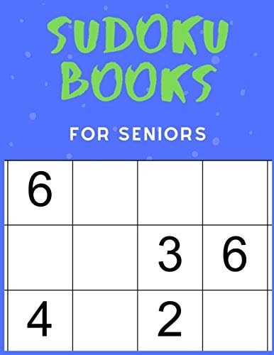 Sudoku Books For Seniors For Adult Women - 50 Puzzles - Paperback - Made In USA - Size 8.5x11
