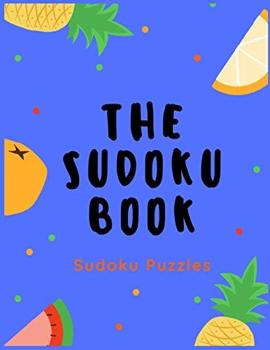 The Sudoku Book - Sudoku Puzzles For Stress Release - 50 Puzzles - Paperback - Made In USA - Size 8.5x11