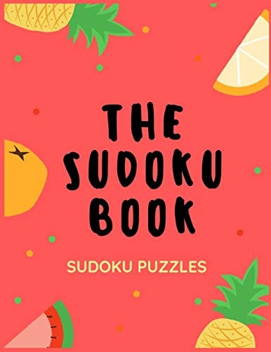 The Sudoku Book - Sudoku Puzzles For Adults With Anxiety - 50 Puzzles - Paperback - Made In USA - Size 8.5x11