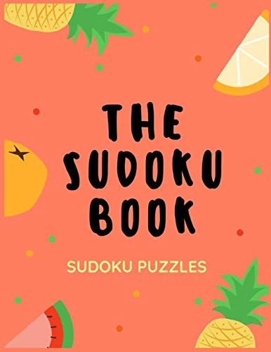 The Sudoku Book - Sudoku Puzzles For Adults With Anxiety Disorder - 50 Puzzles - Paperback - Made In USA - Size 8.5x11