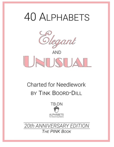Alphabets - Elegant and Unusual (The PINK Book) 20th Anniversary Edition