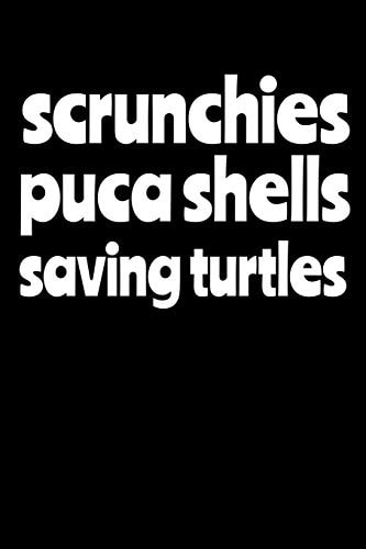Scrunchies Puca Shells Saving Turtles