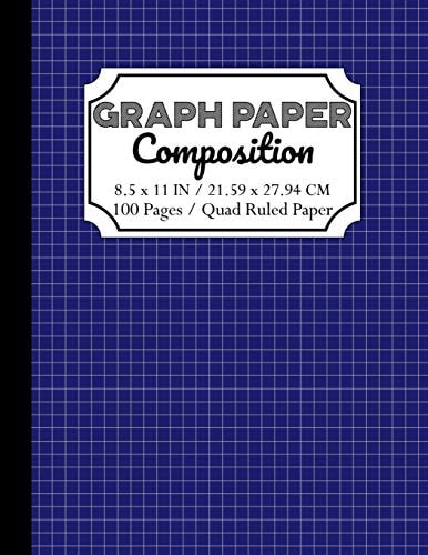 Graph Paper Composition Notebook Quad Ruled 5 Squares Per Inch: Math and Science Composition Notebook for Students 8,5x11 Inch (216 X 279 Mm)