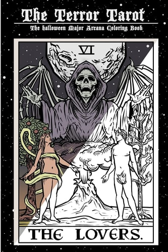 The Terror Tarot The Halloween Major Arcana Coloring Book