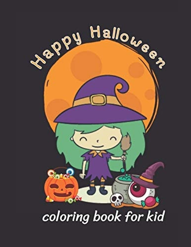 Happy Halloween Coloring Book for Kid