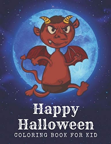 Happy Halloween Coloring Book for Kid