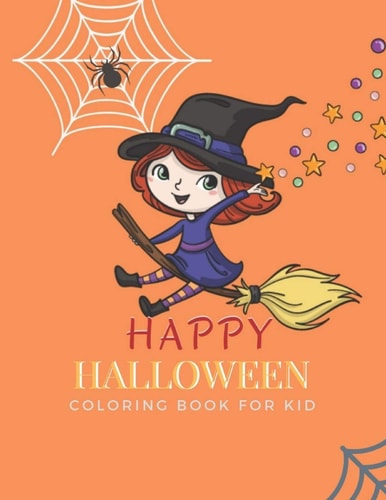 Happy Halloween Coloring Book for Kid