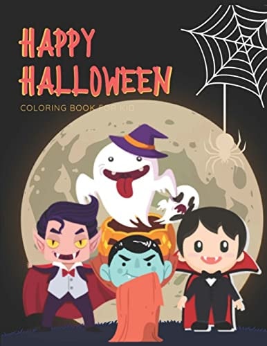 Happy Halloween Coloring Book for Kid