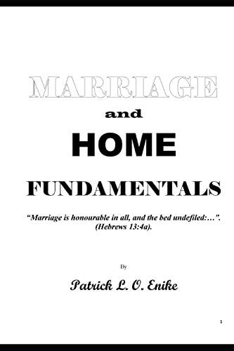 Marriage and Home Fundamentals