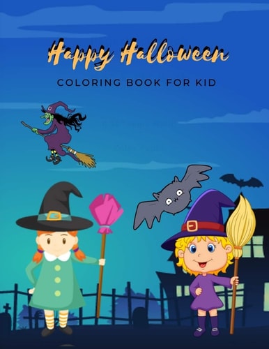 Happy Halloween Coloring Book for Kid